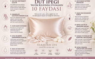 Dut İpeği Yastık Kılıfında Uyumanın 10 Faydası