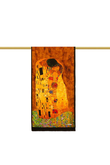 Gustav Klimt'in ikonik eseri 'Öpücük' Kiss Şal (45 cm x 165 cm)