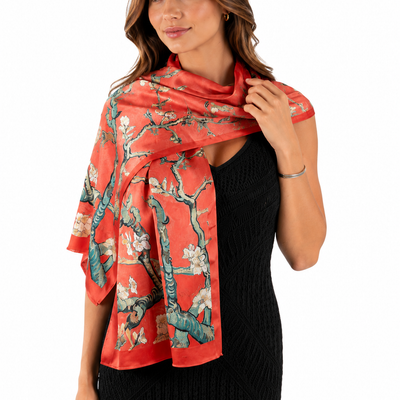 Vincent Van Gogh Almond Blossom Silk Scarf (Copy)