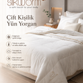 Silkworm Life Çift Kişilik Yün Yorgan – 195x215 cm