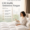 Silkworm Life Çift Kişilik Antistress Yorgan 195x215 cm | Dört Mevsim Nefes Alabilen Yorgan