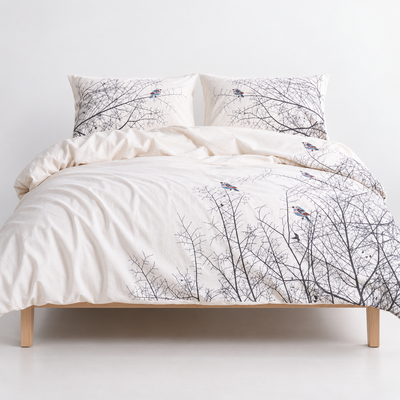 Silkworm Life Canarino %100 Pamuk Double Duvet Cover Set