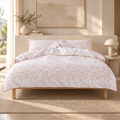 Silkworm Life Leafline Commencer %100 Pamuk Double Duvet Cover Set