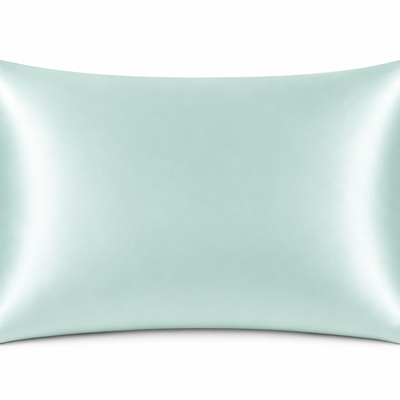 Mint Color 100% Mulberry Silk Pillowcase – Breathable Silky Texture, Luxury Sleep Experience for Frizz-Free Hair, 6A Grade