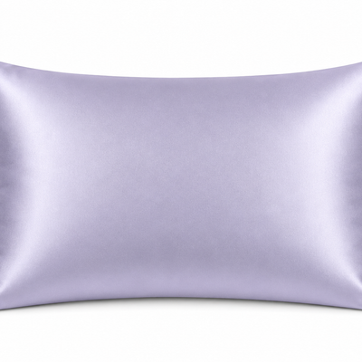 Premium Lilac 100% Mulberry Silk Pillowcase | For Peaceful Sleep, Silky Softness and Skin Care, 6A Grade