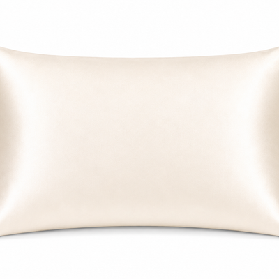 Cream 100% Mulberry Silk Pillowcase – Elegant and Soft Touch, Hair and Skin-Friendly Luxury Pillowcase -6A Grade