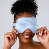 Pure Mulberry Silk Eye Mask Blue