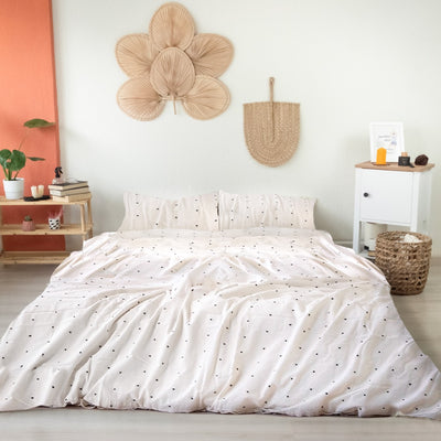 Silkworm Life Point Naturel %100 Pamuk Double Duvet Cover Set