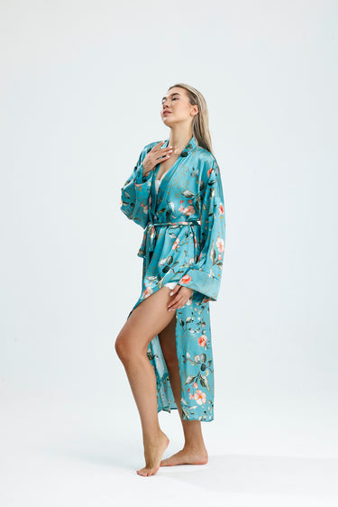 %100 İpek Kimono Kaftan