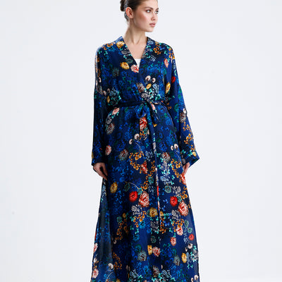 %100 İpek Kimono Kaftan