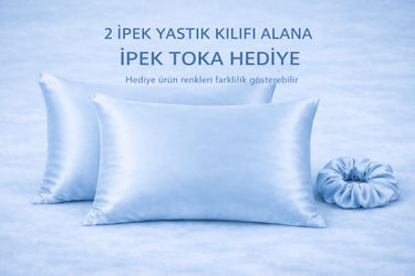 Buz Mavisi %100 Dut İpeği Yastık Kılıfı – Serinletici Etki, Saç ve Cilt Dostu Lüks Güzellik Uykusu, 6 A Kalite