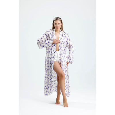 %100 İpek Kimono Kaftan
