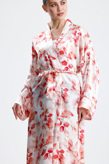 %100 İpek Kimono Kaftan