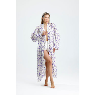 %100 İpek Kimono Kaftan