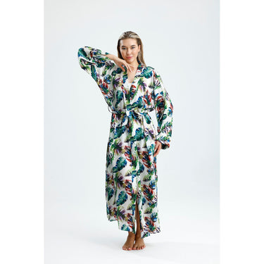 %100 İpek Kimono Kaftan