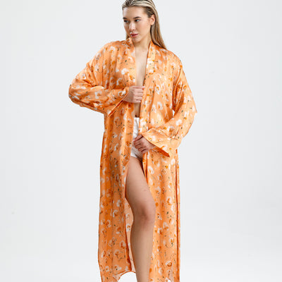 %100 İpek Kimono Kaftan