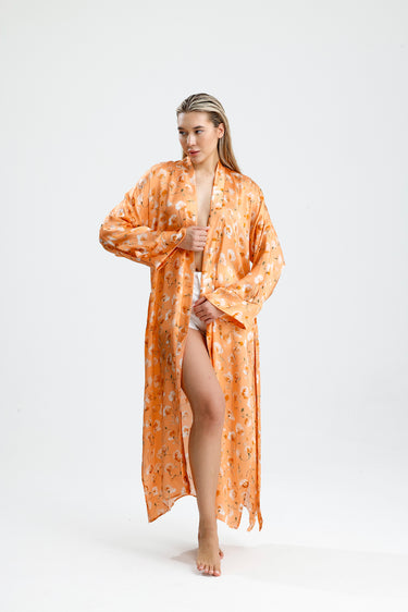 %100 İpek Kimono Kaftan