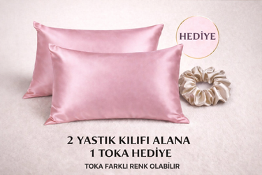 Gül Rengi %100 Dut İpeği Yastık Kılıfı – Cilt Dostu, Saç Kırılmasını Azaltan Lüks Güzellik Uykusu , 6A Kalite
