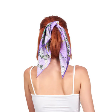 %100 İpek Fular Bandana | 55x55 cm |  Van Gogh Badem Ağaçı
