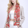 100% Silk Scarf | 35x140 Cm | Van Gogh Almond Blossom |