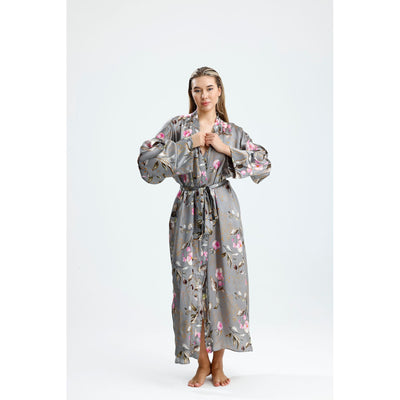 %100 İpek Kimono Kaftan