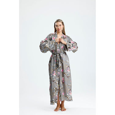 %100 İpek Kimono Kaftan