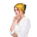 100% Silk Square Blue Scarf Van Gogh Cafe Terrace 55x55 cm