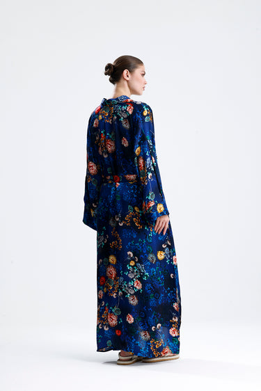 %100 İpek Kimono Kaftan