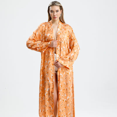 %100 İpek Kimono Kaftan
