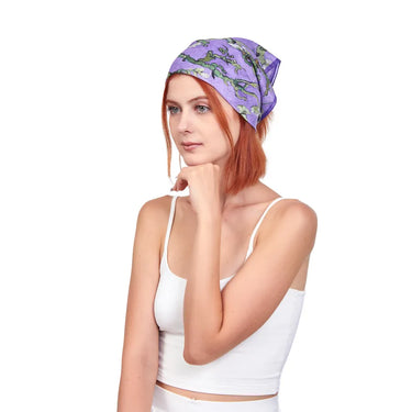 %100 İpek Fular Bandana | 55x55 cm |  Van Gogh Badem Ağaçı