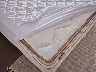 Silkwormlife Kapitoneli Tek ve Çift Kişilik Sıvı Geçirmez Pamuklu Fitted Alez - Beyaz